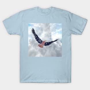 Eagle in US national colors T-Shirt